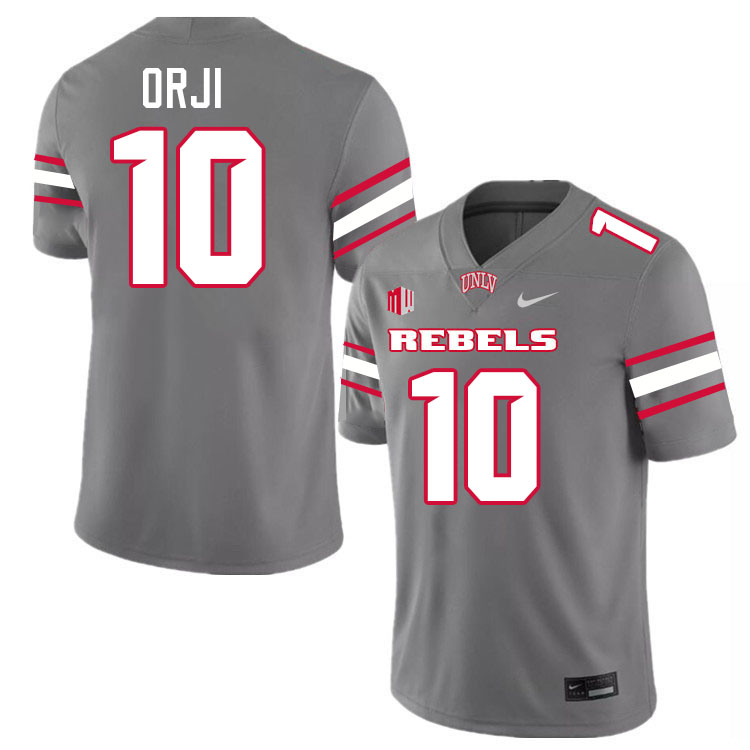 Alex Orji UNLV Jersey,UNLV Rebels Football Uniforms,Jerseys,Gears-Grey